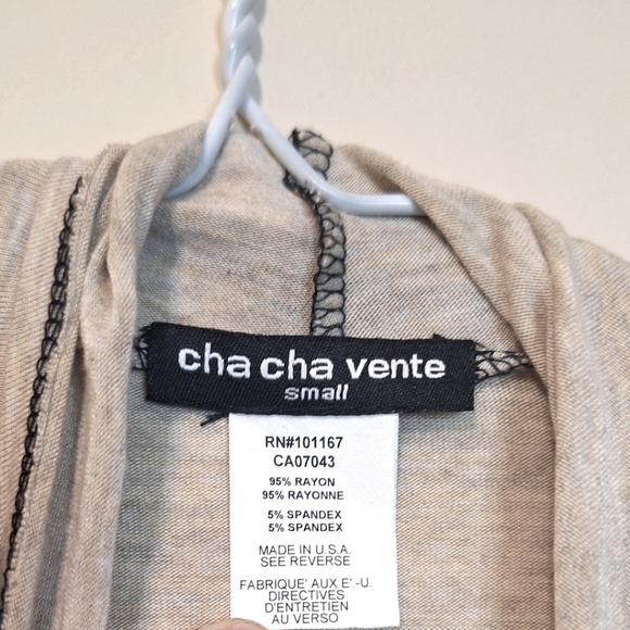 🇺🇸 Cha cha vente small women's rayon colourblock open waterfall cardigan - Picture 2 of 6